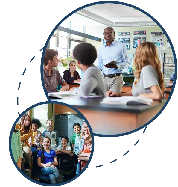 Diverse student learning environments at Grundy/Kendall Regional Office of Education.
